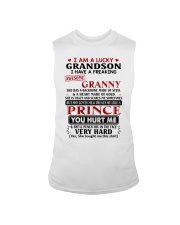 I AM A LUCKY GRANDSON - BEST GIFT FOR GRANDSON Sleeveless Tee tile