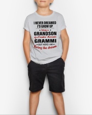 LIVING THE DREAM - BEST GIFT FOR GRANDSON Youth T-Shirt lifestyle-youth-tshirt-front-1