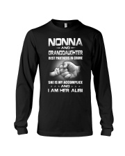 NONNA AND GRANDDAUGHTER - BEST PARTNERS IN CRIME Long Sleeve Tee tile