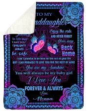YOU ARE MY SUNSHINE - NONNA TO GRANDDAUGHTER Sherpa Fleece Blanket tile