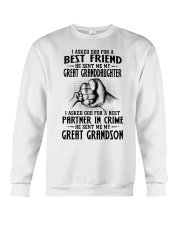 I Asked God For A Best Friend - Perfect Gift For Grandma Crewneck Sweatshirt tile