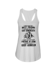 I Asked God For A Best Friend - Perfect Gift For Grandma Ladies Flowy Tank tile