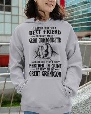 I Asked God For A Best Friend - Perfect Gift For Grandma Hooded Sweatshirt apparel-hooded-sweatshirt-lifestyle-front-102