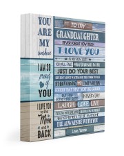 JUST DO YOUR BEST - NANNIE TO GRANDDAUGHTER 11x14 Gallery Wrapped Canvas Prints front