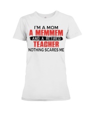 NOTHING SCARES - PERFECT GIFT FOR TEACHER Premium Fit Ladies Tee tile