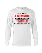 NOTHING SCARES - PERFECT GIFT FOR TEACHER Long Sleeve Tee tile