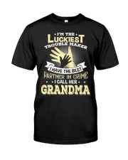 I'M THE LUCKIEST - WONDERFUL GIFT FROM GRANDMA TO GRANDDAUGHTER Classic T-Shirt tile
