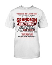 I'M A SPOILED GRANDSON OF A CRAZY GRANNY Premium Fit Mens Tee tile