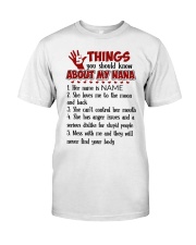 5 THINGS YOU SHOULD KNOW ABOUT MY NANA Premium Fit Mens Tee tile