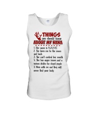 5 THINGS YOU SHOULD KNOW ABOUT MY NANA Unisex Tank tile
