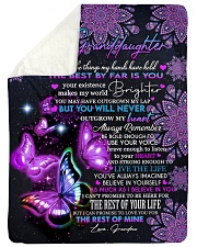 I BELIEVE IN YOU - PERFECT GIFT FOR GRANDDAUGHTER Large Sherpa Fleece Blanket - 60" x 80" thumbnail