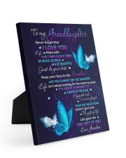 Never Forget Your Way Back Home - Amazing Gift For Granddaughter Easel-Back Gallery Wrapped Canvas tile