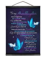 Never Forget Your Way Back Home - Amazing Gift For Granddaughter Hanging Canvas tile