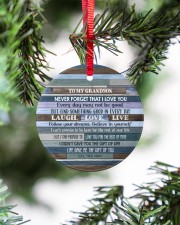 BELIEVE IN YOURSELF - LOVELY GIFT FOR GRANDSON Circle ornament - single (porcelain) aos-circle-ornament-single-porcelain-lifestyles-07