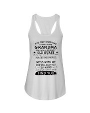 I HAVE A CRAZY GRANDMA Ladies Flowy Tank tile