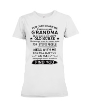 I HAVE A CRAZY GRANDMA Premium Fit Ladies Tee tile
