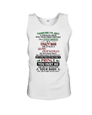 I'm A Spoiled Grandson Of A Crazy Nan Unisex Tank tile