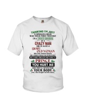 I'm A Spoiled Grandson Of A Crazy Nan Youth T-Shirt tile