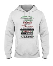 I'm A Spoiled Grandson Of A Crazy Nan Hooded Sweatshirt tile