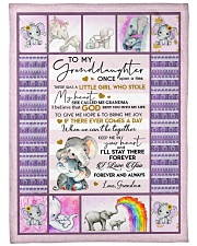 I LOVE YOU - GIFT FOR GRANDDAUGHTER FROM GRANDMA Fleece Blanket tile