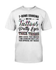 Tattoos Pretty Eyes - Perfect Gift For Grandma Classic T-Shirt tile