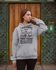 Tattoos Pretty Eyes - Perfect Gift For Grandma Hooded Sweatshirt apparel-hooded-sweatshirt-lifestyle-02