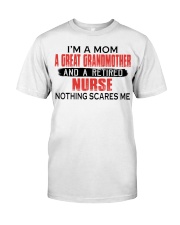 RETIRED NURSE - MOM - GREAT GRANDMOTHER Premium Fit Mens Tee tile