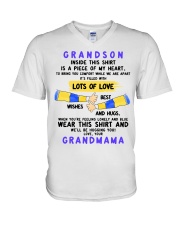 LOST OF LOVE - AMAZING GIFT FOR GRANDSON V-Neck T-Shirt tile