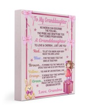 LOVE AND CHERISH - GRANDMA TO GRANDDAUGHTER 11x14 Gallery Wrapped Canvas Prints front