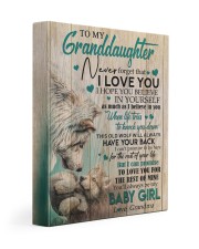MY BABY GIRL - GRANDMA TO GRANDDAUGHTER 11x14 Gallery Wrapped Canvas Prints front