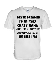 I Never Dreamed - Perfect Gift For Grandma V-Neck T-Shirt tile