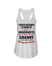 LIVING THE DREAM - BEST GIFT FOR GRANDDAUGHTER Ladies Flowy Tank tile