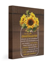 LOVE MORE THAN YOU KNOW - GRANDMA TO GRANDDAUGHTER 11x14 Gallery Wrapped Canvas Prints front