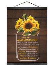 LOVE MORE THAN YOU KNOW - GRANDMA TO GRANDDAUGHTER Hanging Canvas tile