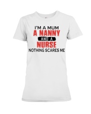 I'M A NANNY - PERFECT GIFT FOR NURSE Premium Fit Ladies Tee tile