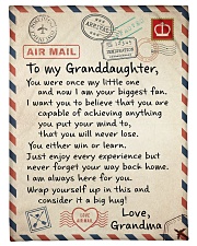 I AM ALWAYS HERE FOR YOU-GRANDMA TO GRANDDAUGHTER Small Fleece Blanket - 30" x 40" front
