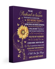 TO MY HUSBAND IN HEAVEN 11x14 Gallery Wrapped Canvas Prints front