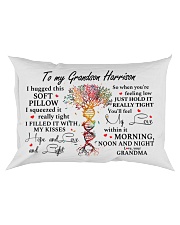 HOPE AND LOVE - SPECIAL GIFT FOR GRANDSON Rectangular Pillowcase front
