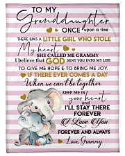 I'LL STAY THERE - GRANDDAUGHTER GIFT WITH ELEPHANT Small Fleece Blanket - 30" x 40" front