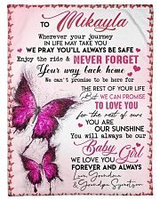 OUR SUNSHINE-TO MIKAYLA FROM GRANDMA AND GRANDPA Small Fleece Blanket - 30" x 40" front