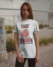 I'm A Mom A Gaga And A Retired Teacher Classic T-Shirt apparel-classic-tshirt-lifestyle-18