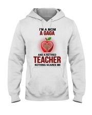 I'm A Mom A Gaga And A Retired Teacher Hooded Sweatshirt tile
