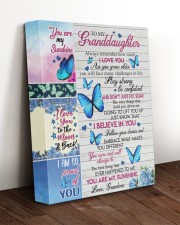 DON'T JUST FLY - GRANDDAUGHTER GIFT WITH BUTTERFLY 11x14 Gallery Wrapped Canvas Prints aos-canvas-pgw-11x14-lifestyle-front-17