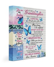 DON'T JUST FLY - GRANDDAUGHTER GIFT WITH BUTTERFLY 11x14 Gallery Wrapped Canvas Prints front