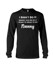 I DIDN'T DO IT - BEST GIFT FOR GRANDSON Long Sleeve Tee tile