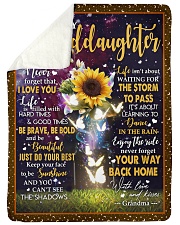 JUST DO YOUR BEST - GREAT GIFT FOR GRANDDAUGHTER Sherpa Fleece Blanket tile
