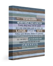 Never Forget That I Love You - Special Gift For Grandson Gallery Wrapped Canvas Prints tile