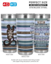 Never Forget That I Love You - Special Gift For Grandson 20oz Tumbler aos-20oz-tumbler-lifestyle-front-107