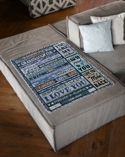 1 DAY LEFT - GET YOURS NOW Small Fleece Blanket - 30" x 40" aos-coral-fleece-blanket-30x40-lifestyle-front-03