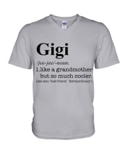 GIGI - LIKE A GRANDMOTHER BUT SO MUCH COOLER V-Neck T-Shirt tile